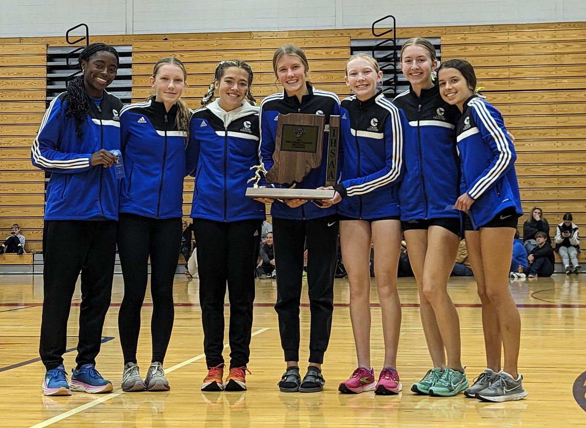 CarrollHSXC's tweet photo. Girls put 5 in the top 10 to take home the Sectional Title! 
Boys finish runner-up to a great Angola team.
 Both teams qualify for the Regional next Saturday at the Plex.
@carrollchargers
@MileSplitIN https://t.co/8PIwbJWppJ