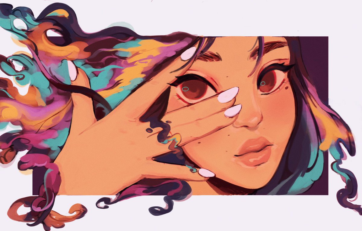 anasnotavailabl's tweet photo. self portrait for today🌀
#artists #digitalart #illustration #Procreate https://t.co/PvUJUgXSbZ