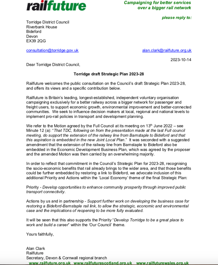 Tarka Rail Association tweet media