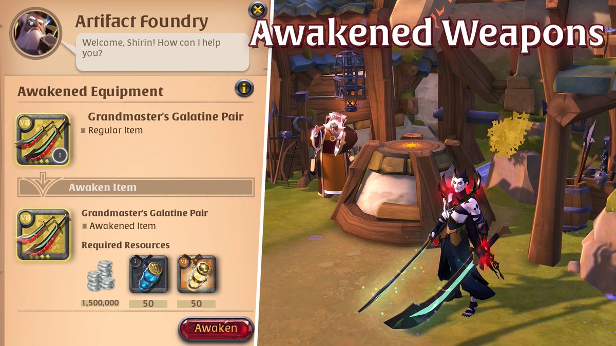 Breaking down Albion Online's Wild Blood update: Shapeshifter Weapons,  Tracking, Awakened and Legendary items - Gamicsoft