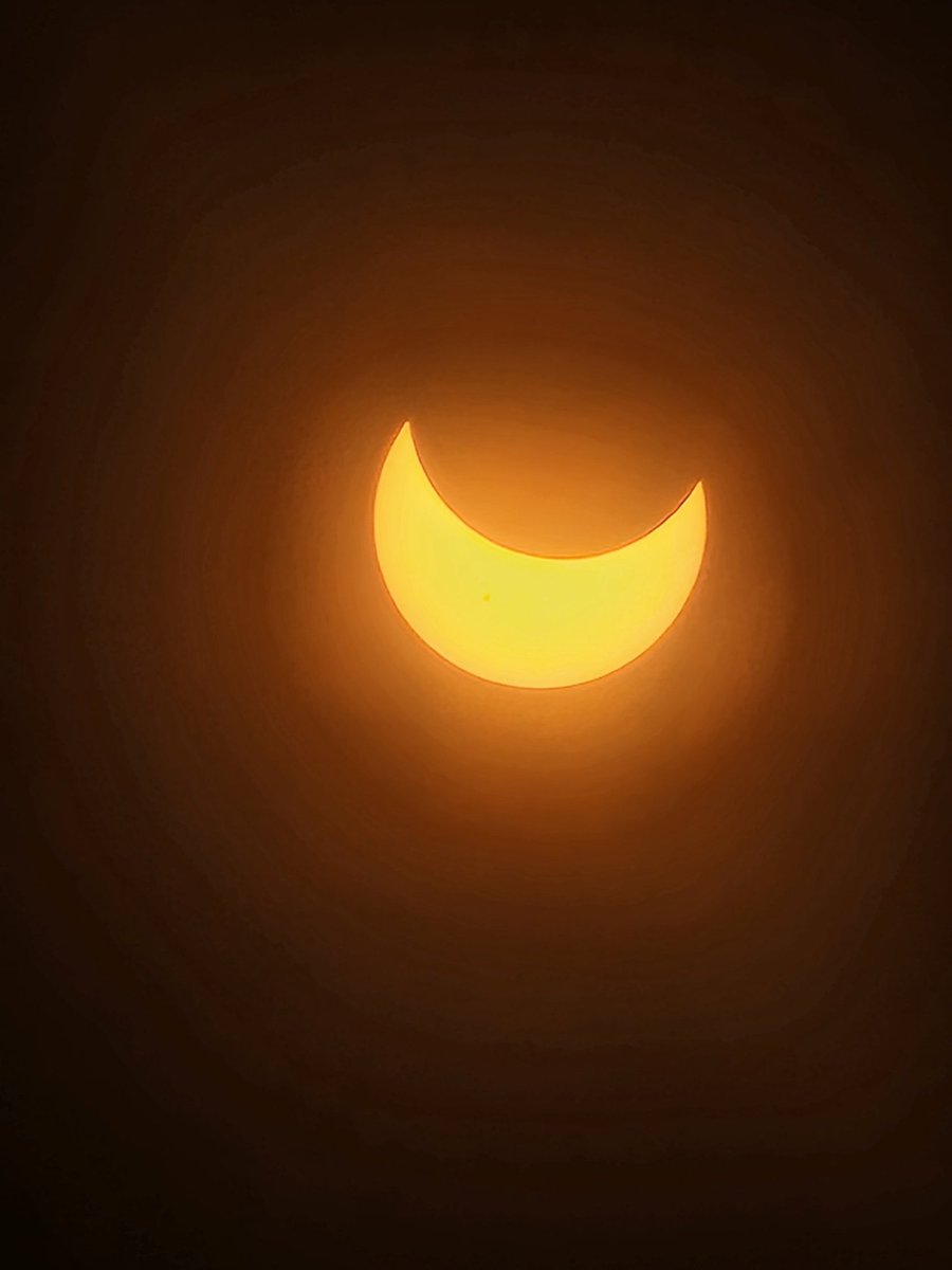 Solar eclipse from Southern Utah 10/14/23