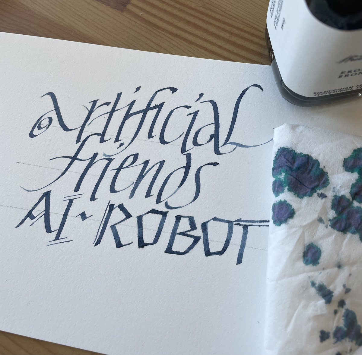 eroded bronze ink from <a href="/birminghampens/">Birmingham Pen Company</a>