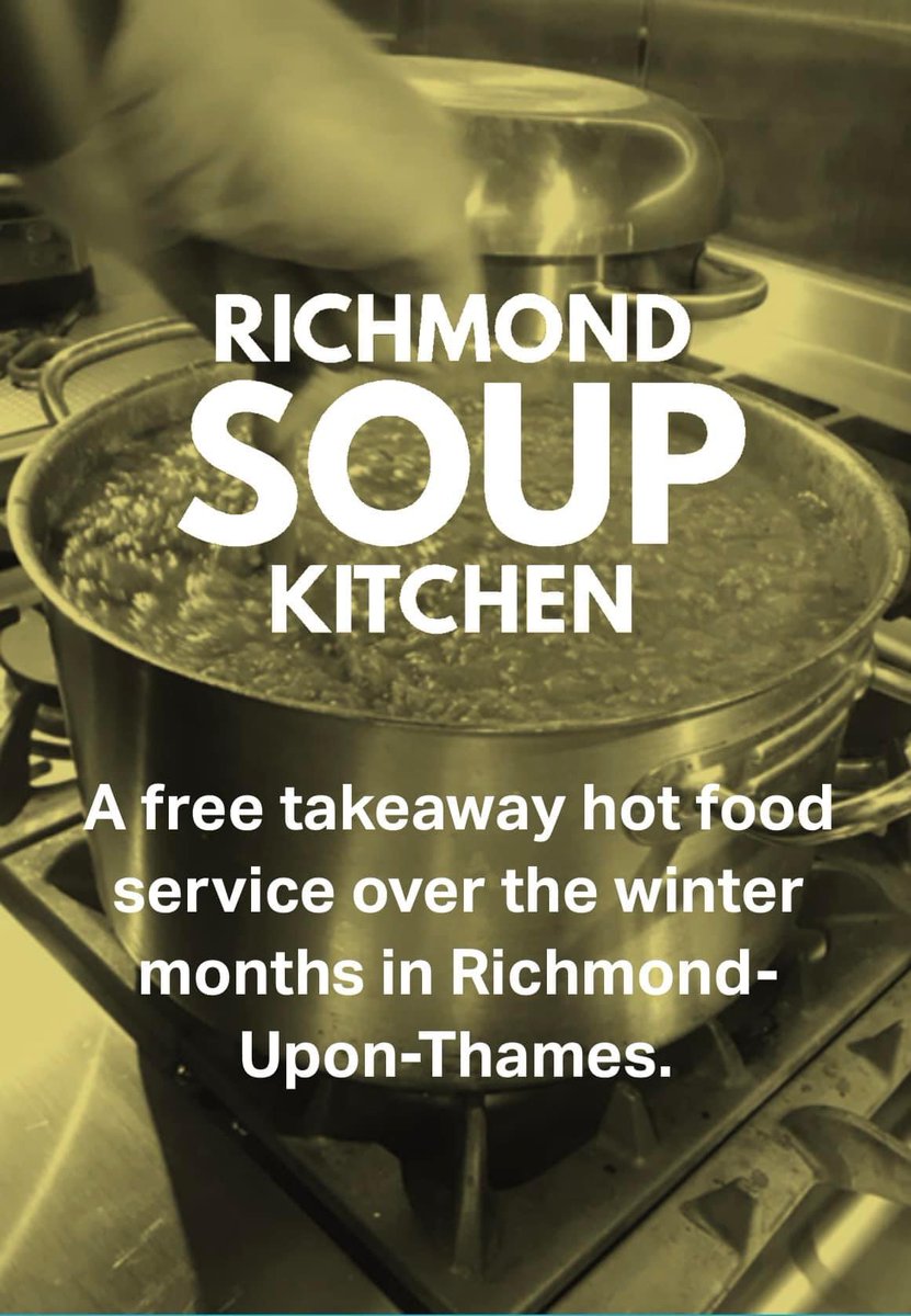 The Richmond #SoupKitchen returns from November to April providing warm meals and a friendly ear to #vulnerable people. Could you help? To see what’s needed please see richmondsoupkitchen.org or email richmondsoupkitchen@gmail.com