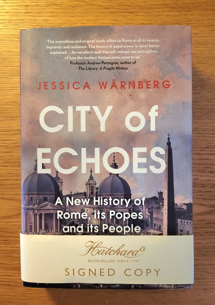 Latest click and collect purchase from @Hatchards 
#CityOfEchoes by @jessicawarnberg Podcasts featuring books like #HistoryHit  
and newspaper/magazine book reviews ( like @TheEconomist ) can still make a difference!