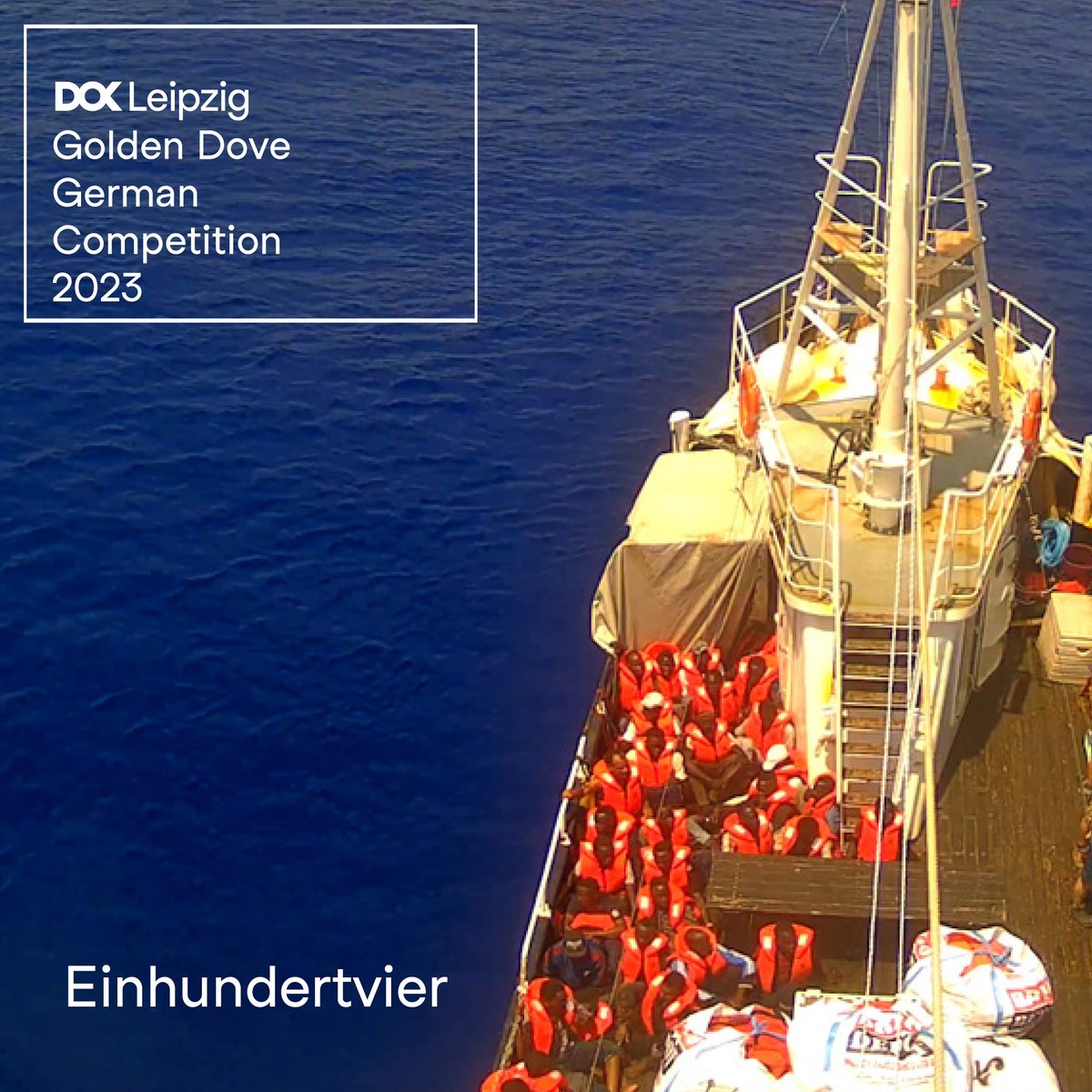 The Golden Dove for a Long German Film went to “Einhundertvier” by Jonathan Schörnig - documenting a rescue @SEENOTRETTUNG. The jury emphasised that 'The film team and the crew show that help is possible and needed.” 💗Sponsored by Doris Apell-Kölmel & Michael Kölmel. Congrats!