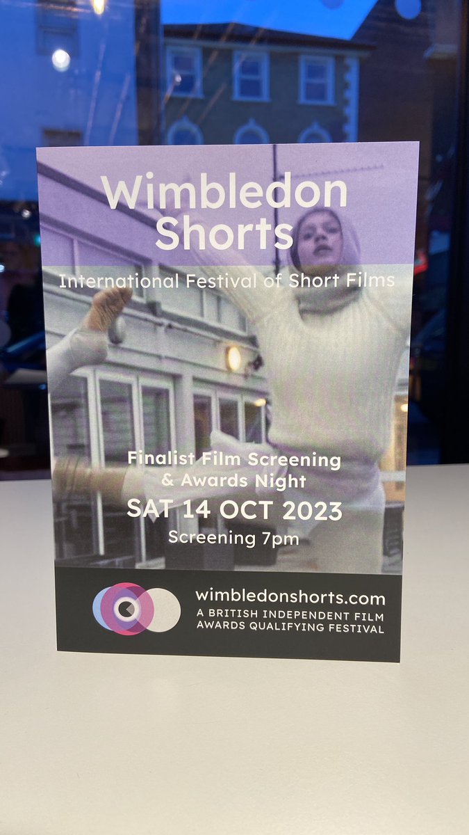 I’m rather partial to a short film so I’m looking forward to tonight’s <a href="/WimbledonShorts/">Wimbledon International Short Film Festival</a> screening &amp; awards <a href="/polkatheatre/">Polka Theatre</a>. 

#ShortFilms #Films #Awards