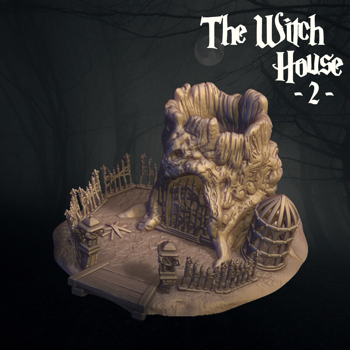The Witch House - 2
#tabletoprpg #tabletopterrain #tabletopgamer
#wargames #tabletop #stl #diorama #rpg #trpg #pratheron #kickstarter #miniature