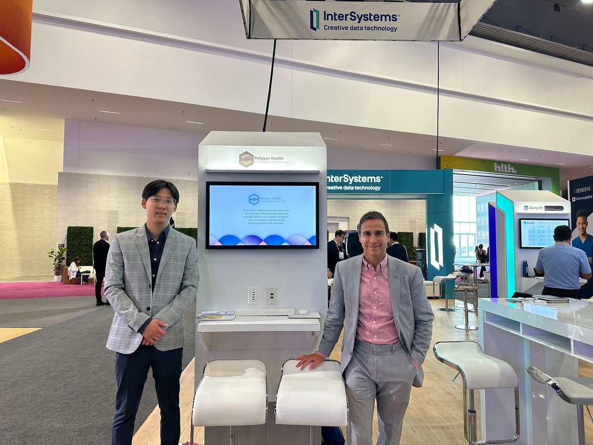 It was so incredible to be at #HLTH23 inside the @InterSystems booth! We're proud to be in the @InterSystems Startup Program, as we continue to innovate and work to empower patients. See the press release below.

intersystems.com/news/intersyst…
