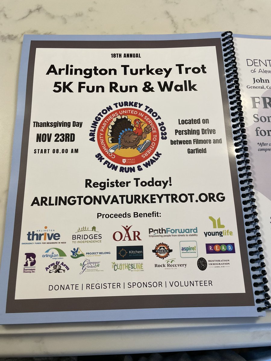 I spy with my little eye the <a href="/ArlTurkeyTrot/">ArlingtonTurkeyTrot</a> ad in the <a href="/YorktownHS/">Yorktown High School</a> football program. Wishing everyone a fun, and SAFE, homecoming weekend. Go Patriots. #Arlington #Homecoming #ArlingtonVATurkeyTrot