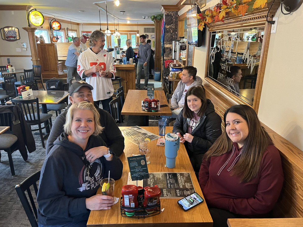 Thank you <a href="/75thStreetInn/">The 75th Street Inn</a> for hosting us today! <a href="/WestoshaA/">Westosha Athletics</a>