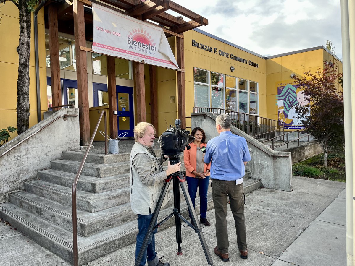 Thank you <a href="/KGWNews/">KGW News</a> <a href="/TimGordonPDX/">Tim Gordon</a> for coming out to the Cully neighborhood to talk about this exciting federal grant. The best solutions are always going to come from the people closest to the problems. And I think what we as government can do  more to affirmatively support that.