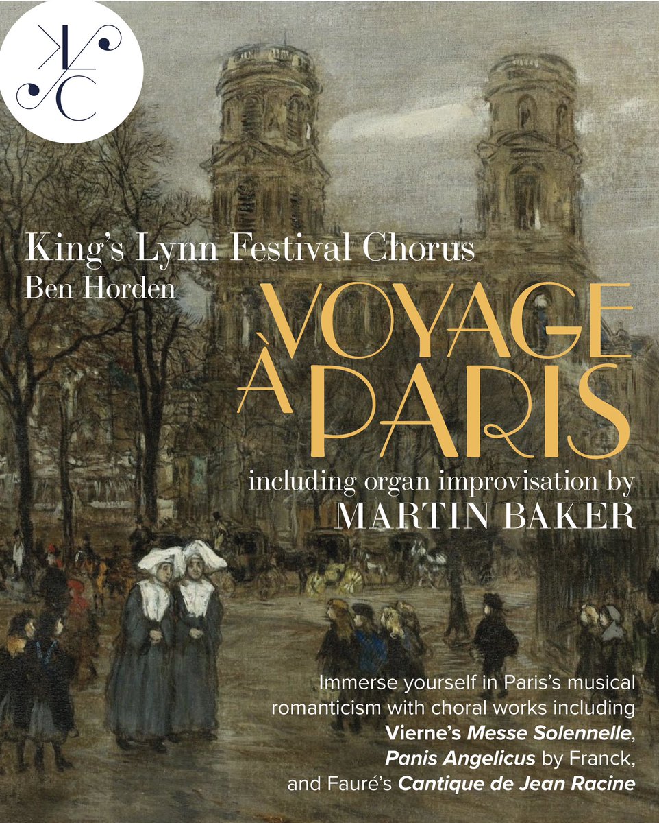 Kingās Lynn Festival Chorus (@klfchorus) on Twitter photo Weāre kicking off our season with 20th century French choral music. Weāre delighted to be joined by the incomparable MARTIN BAKER. Alongside repertoire faves is Vierneās āMesse Solennelleā with organ improvisations. 7.30pm, 04/11/23, <a href="/KingsLynnMinstr/">King's Lynn Minster</a>. kingslynnfestivalchorus.co.uk/forthcoming-co⦠Weāre kicking off our season with 20th century French choral music. Weāre delighted to be joined by the incomparable MARTIN BAKER. Alongside repertoire faves is Vierneās āMesse Solennelleā with organ improvisations. 7.30pm, 04/11/23, <a href="/KingsLynnMinstr/">King's Lynn Minster</a>. kingslynnfestivalchorus.co.uk/forthcoming-coā¦