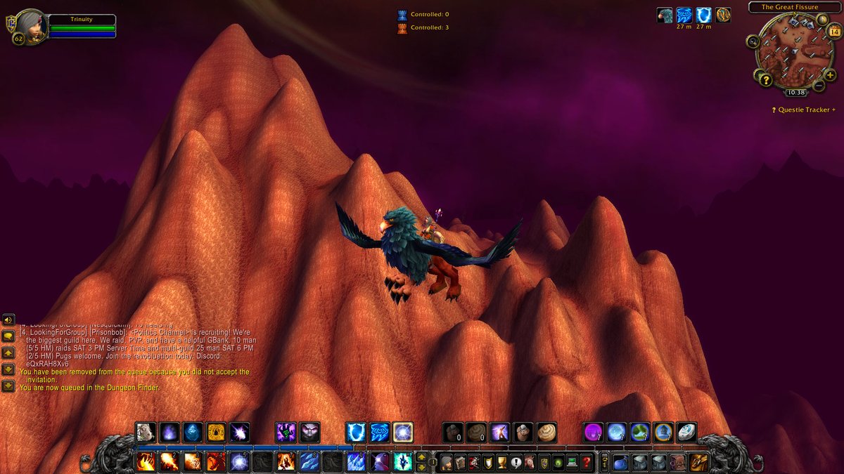 tabbyIynx's tweet photo. Level 60 after three weeks on the grind.
Bought my flying mount last night.
Onward to level 80! https://t.co/wqkEsef8Go
