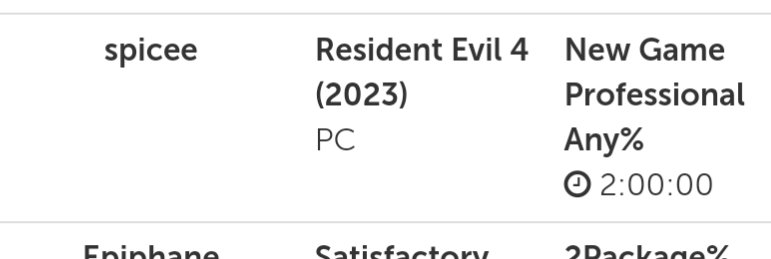 wasn't too shocked this got in but re4 in agdq yippee. gonna be a scary run with lots of safety saves