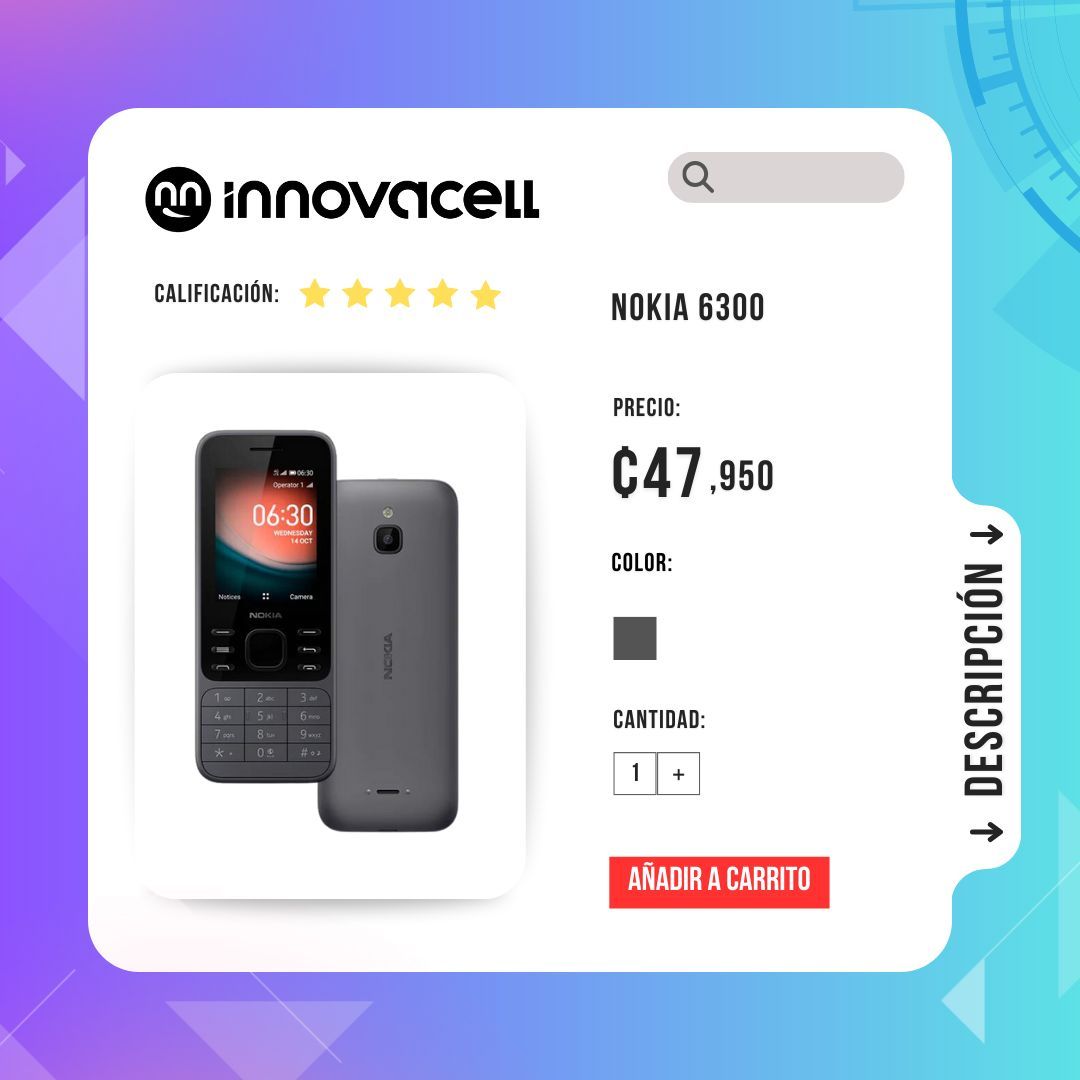 innovacell's tweet photo. Celular Nokia 6300 4G 🤗

🏆¡Tú tienda en línea desde 2002!

💸 ¡Tasa 0 6 meses con Credomatic!
🌟 ¡Hasta 12 meses 0% con Credix!
🔥 ¡Hasta 36 meses con Emma Pay!

¡No esperes más, consigue el tuyo hoy! 🌟
🌐 https://t.co/bQep4m9tx5
📲 https://t.co/U7aRIaE784 https://t.co/z8wTqWtJjH