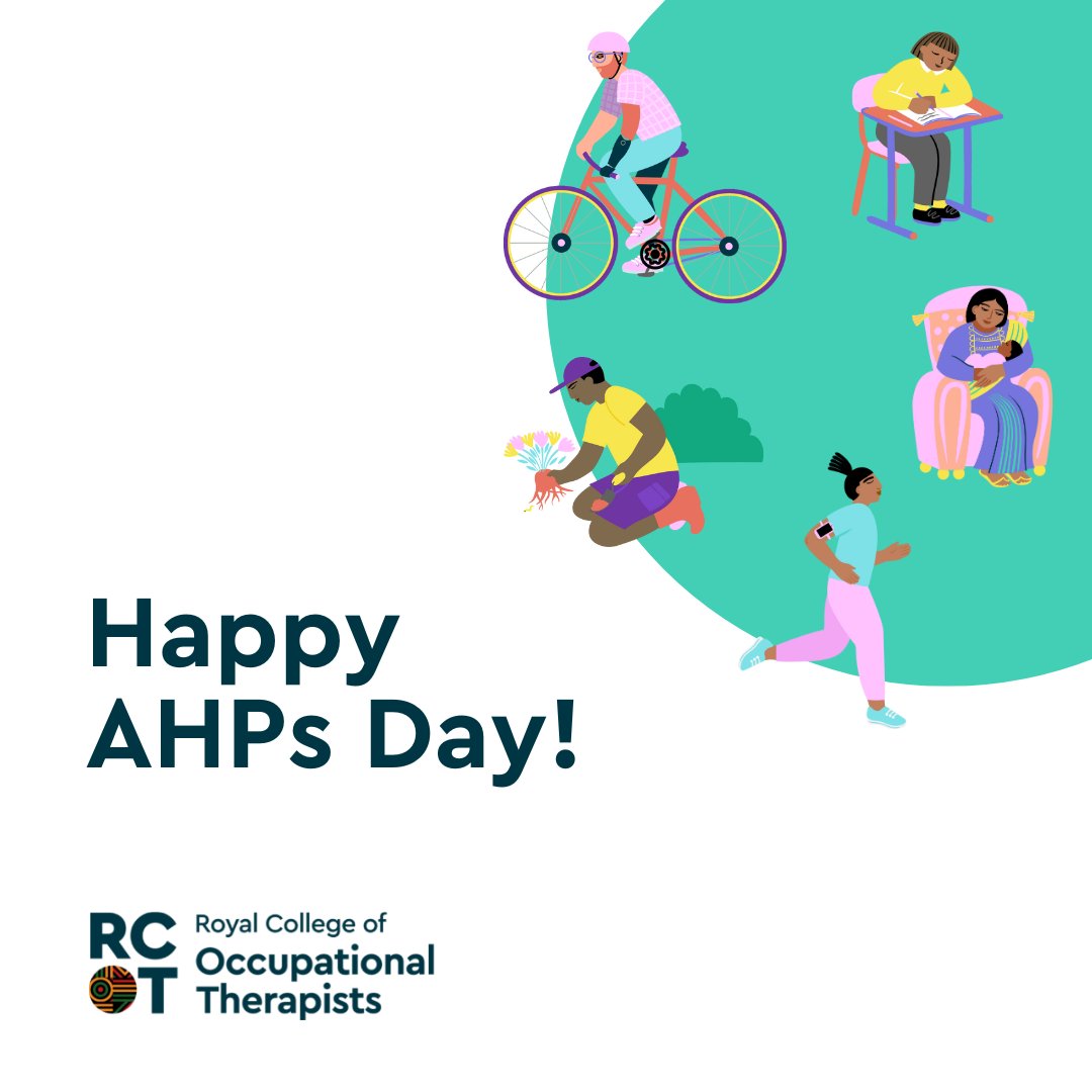 Happy AHPs Day. I'll need to have a glass of fizz 🤣. 

#AHPs #AHPsDayScot #Occupationaltherapy