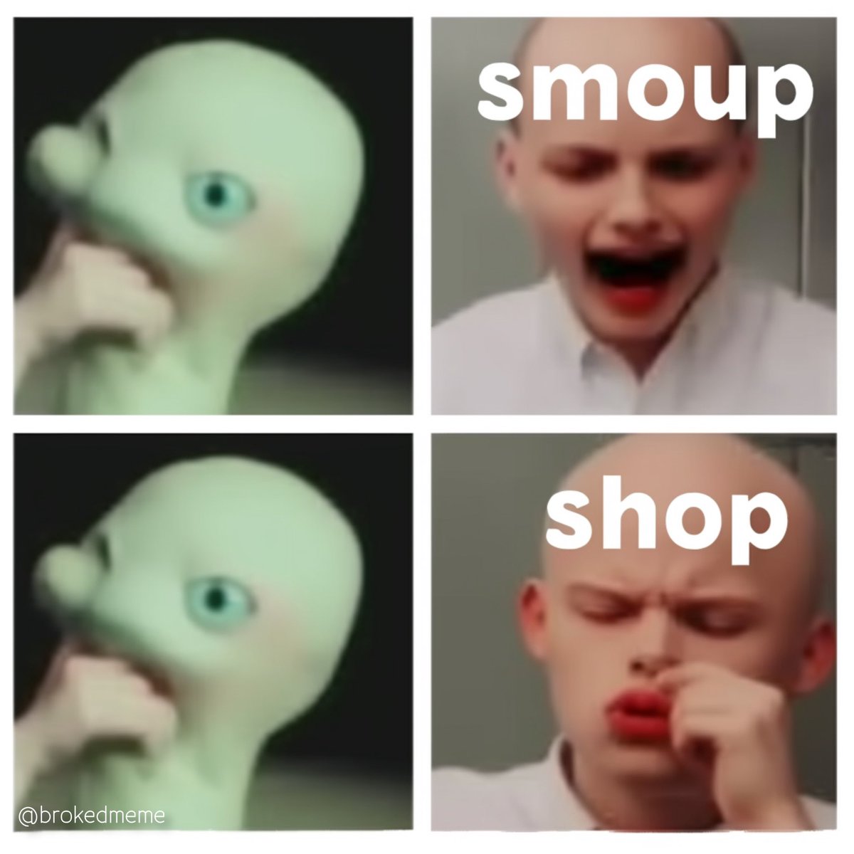 brokedmeme's tweet photo. smoup
shop https://t.co/Hl07WHgmwU