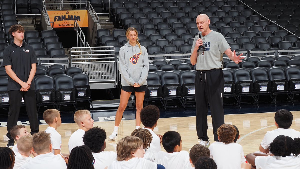 🏀 Tipping off #JrNBAWeek with a look ahead to #NBAAllStar, as we teach the next generation of hoopers with the <a href="/Pacers/">Indiana Pacers</a> &amp; <a href="/IndianaFever/">Indiana Fever</a>‼️ #JrNBALeagues