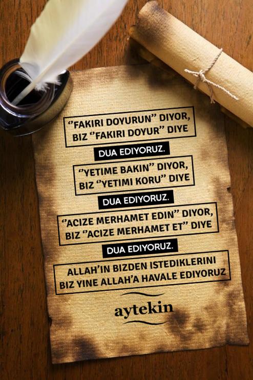 Sadece dua değil, gayrette gerek