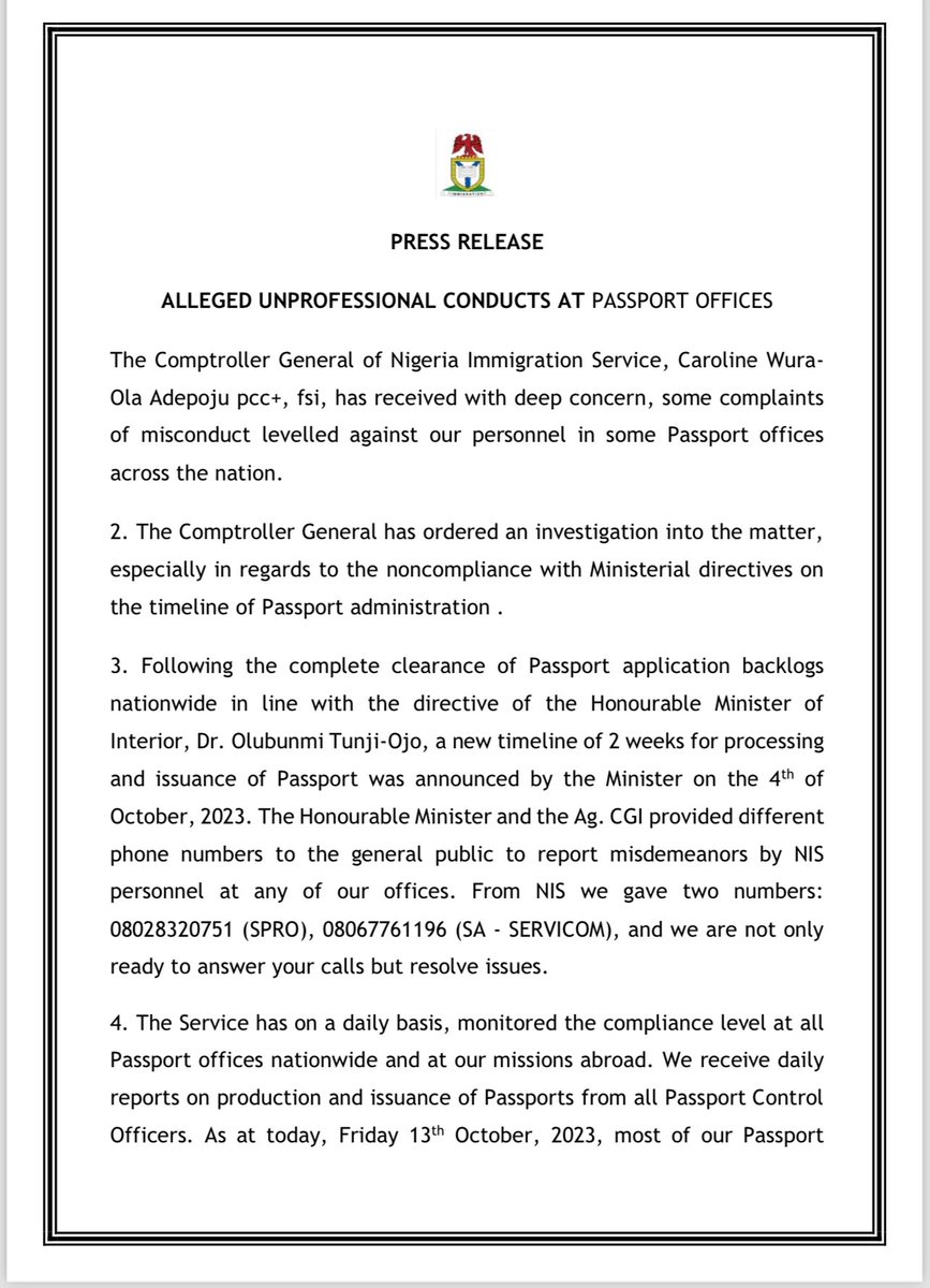 nigimmigration's tweet photo. PRESS RELEASE ⚠️ https://t.co/B06zVeBCS0
