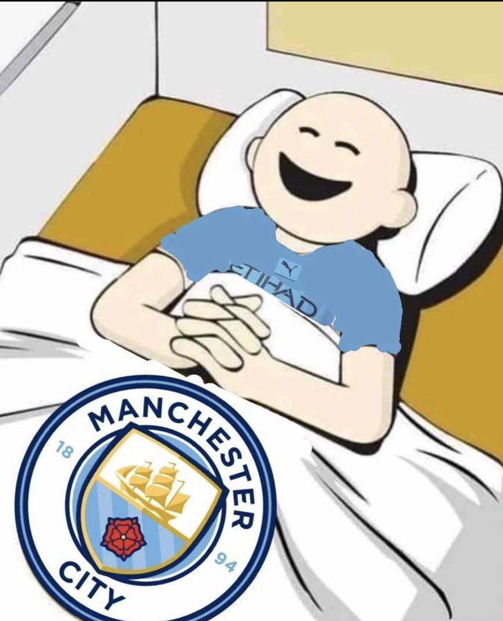 OwenMCFC92's tweet photo. Me going to bed tonight knowing the glazers are staying 10 more years 🩵 https://t.co/GozhDRd1X8