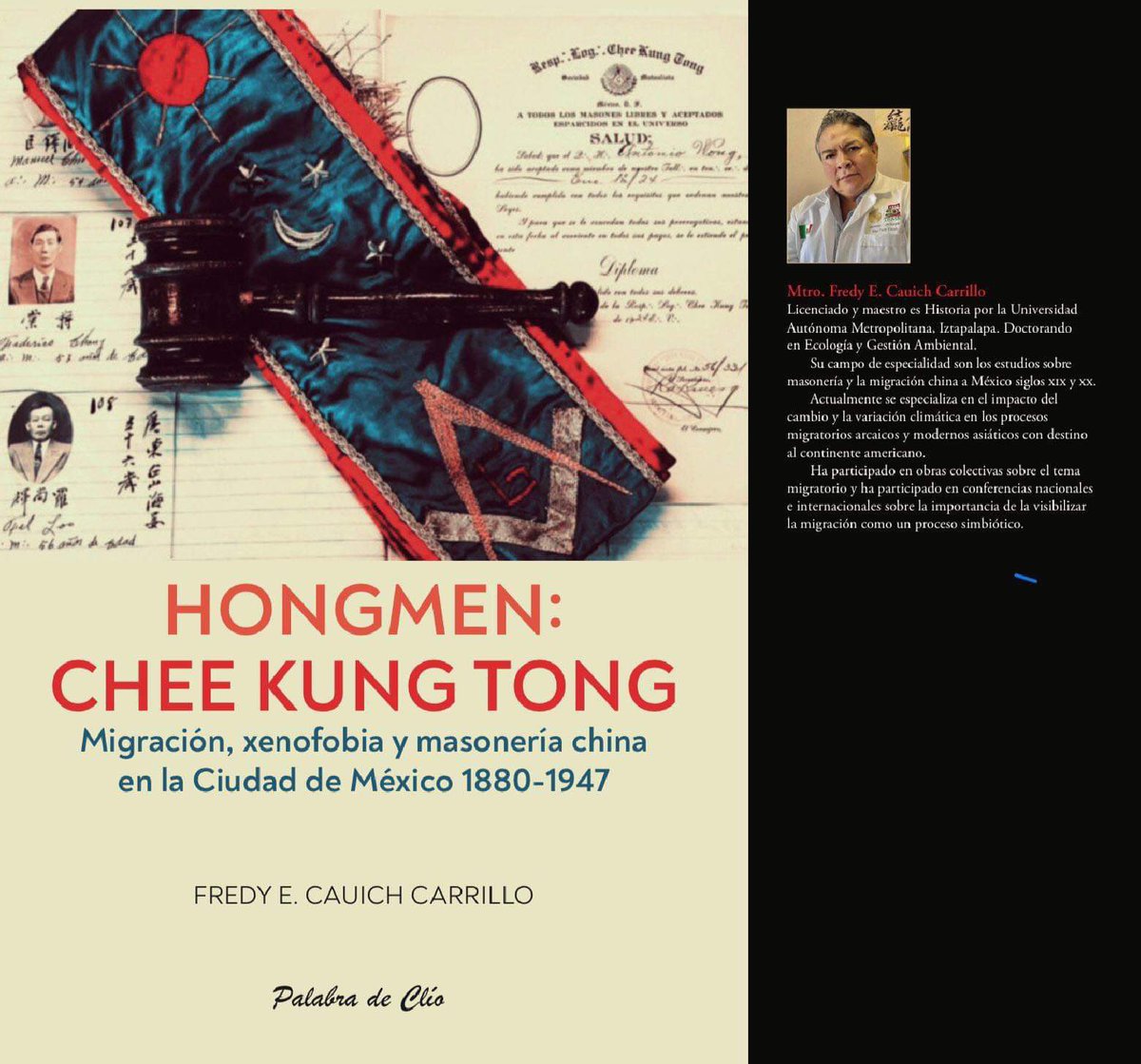CauichCarrillo's tweet photo. Presentación del libro sobre #masoneria #hongmen #migracionchinamexico https://t.co/wOEjJG8EfS