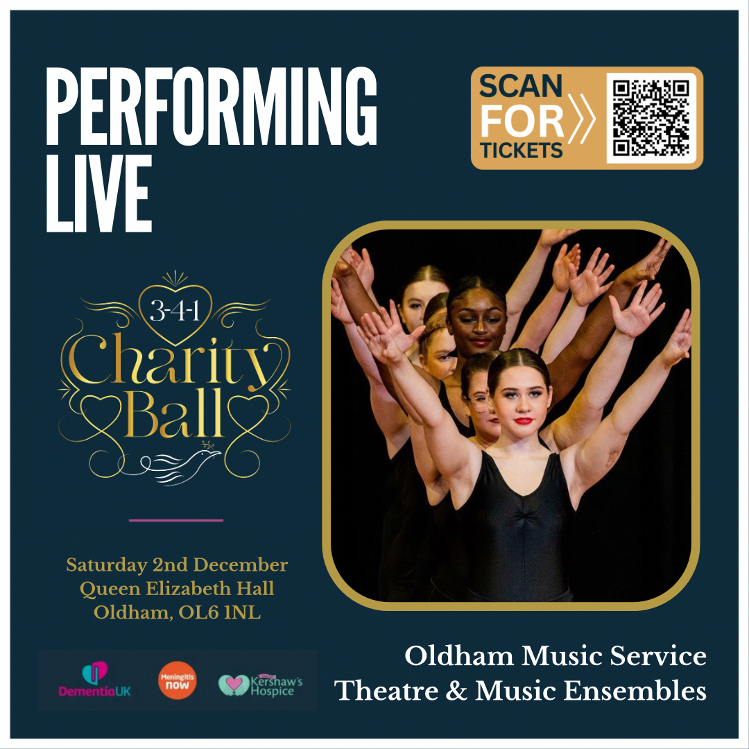 🎼 Exciting News! 🎶 We're thrilled to announce that the Oldham Music Service will be joining the spectacular lineup at the 3-4-1 Charity Ball on December 2nd! 🌟 Prepare for an unforgettable night of music and artistry at the Queen Elizabeth Hall, Oldham. 🎉 #341CharityBall  ...