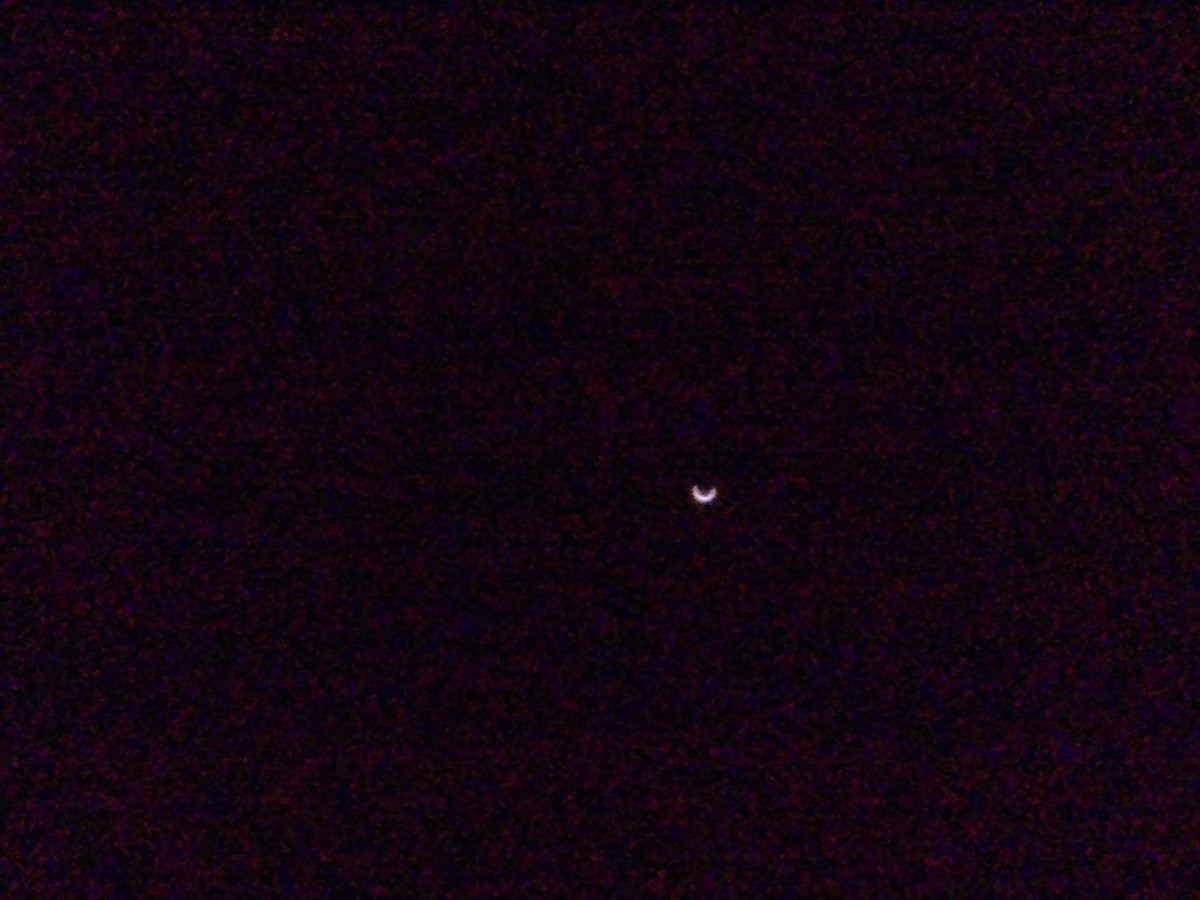 MiguelRodolfoA1's tweet photo. Eclipse Solar visto desde una caja oscura casera; proyección de la sombra de un arbol. Tizimín, Yucatan, Mx.
#EclipseSolar
#AnilloDeFuego
#EclipseSolar https://t.co/3Jmd6Oc8CY