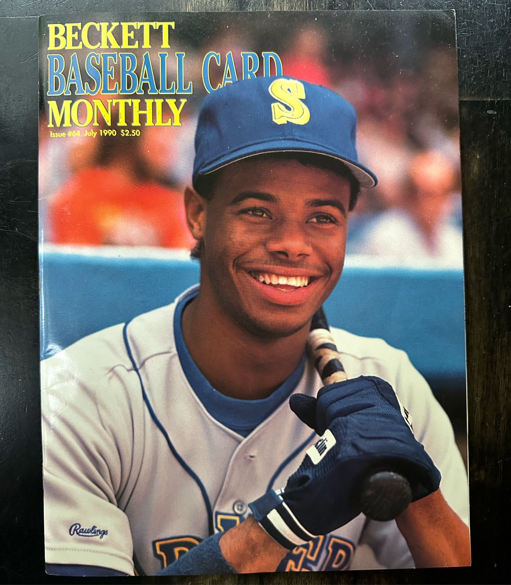 July 1990 was a good year. One of my favorite Beckett magazines! #kengriffeyjr just hitting his stride! What’s a favorite Beckett you have or remember? #cards #beckett #baseballcards #baseballcard #card #hobby #whodoyoucollect #retro #90s #90sbaseballcards #90sbaseball #throwback