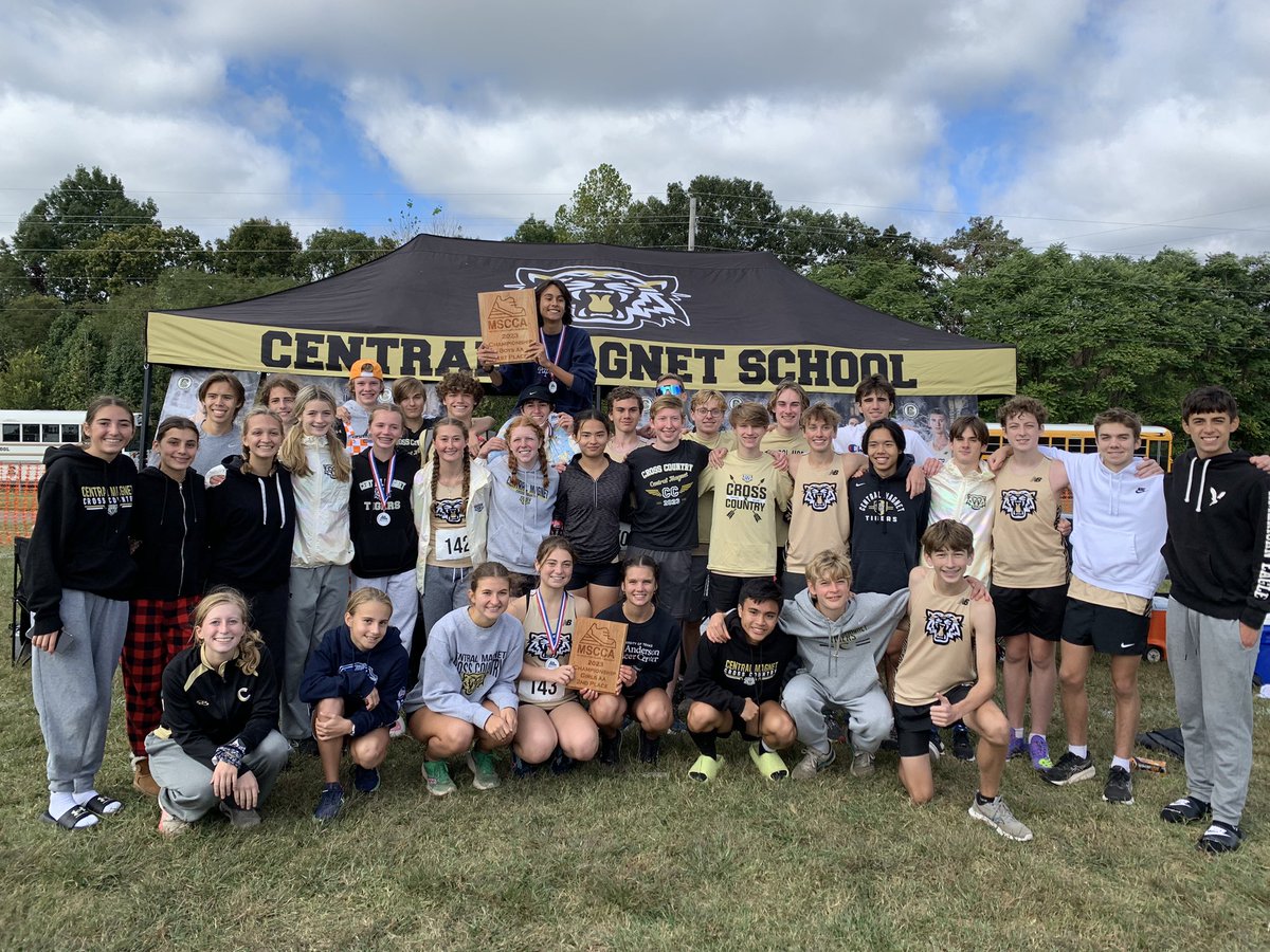 CMS XC Varsity boys are MSCCA division champs! Varsity girls are MSCCA division runners up! 
Go Tigers!!!! <a href="/CMagTigers/">Central Magnet Athletics</a>