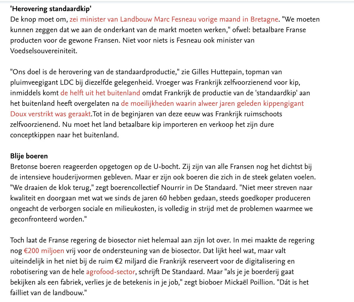 AaltDijkhuizen's tweet photo. Frankrijk verlegt kern landbouwbeleid van biologisch naar gangbaar. Goedkoper voor de mensen. Ook beter voor klimaat en natuur, want: minder grond &amp; grondstoffen nodig om ons voedsel te produceren en (daardoor) minder uitstoot aan broeikasgassen. Goed voorbeeld doet goed volgen! https://t.co/vcEBTD1ZlA