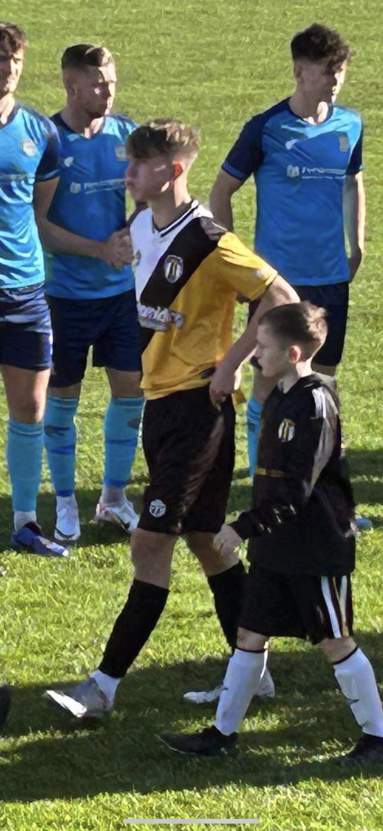 Logan’s first experience as a mascot, absolutely loved it! <a href="/CongletonFC/">Congleton Town FC</a>