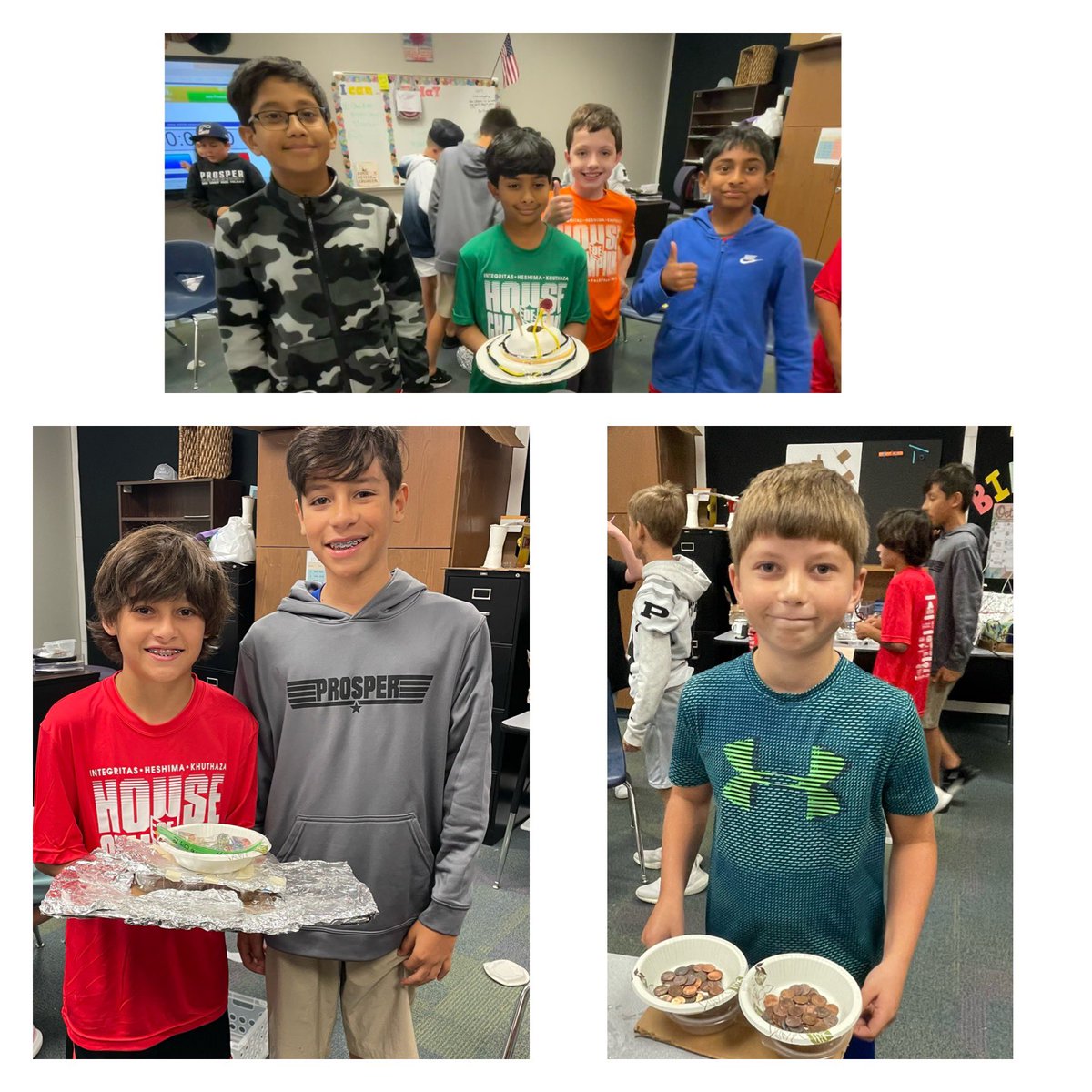 Alicia Jahnke (@jahnkea) on Twitter photo Day 1 of 5th boat testing in STEAM.
All boats met the challenge of floating for 1 min with 260g of pennies & were built within all limits.
We'll see how the other classes go, but perhaps we'll need to increase the difficulty in 2024?😉
<a href="/CockrellChamps/">Cockrell Elementary School</a> <a href="/ProsperISD/">Prosper ISD</a> #prosperproud Day 1 of 5th boat testing in STEAM.
All boats met the challenge of floating for 1 min with 260g of pennies & were built within all limits.
We'll see how the other classes go, but perhaps we'll need to increase the difficulty in 2024?😉
<a href="/CockrellChamps/">Cockrell Elementary School</a> <a href="/ProsperISD/">Prosper ISD</a> #prosperproud