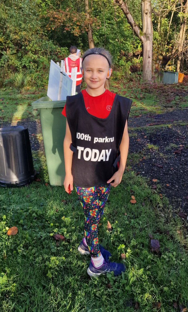 @parkrunUK Heaton Park where Skyler ran her 100th Parkrun aged 8 #heatonparkrun #parkrunuk