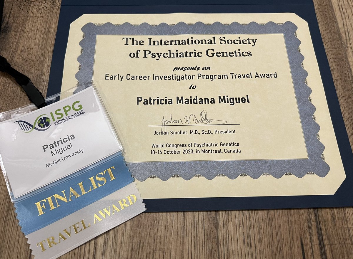 What an intense week with lots of learning and great connections! I am also enormously thankful for being awarded an early career investigator program and selected as an oral presentation finalist. Thank you #WCPG <a href="/ISPGnet/">ISPG</a> 🧬🧠