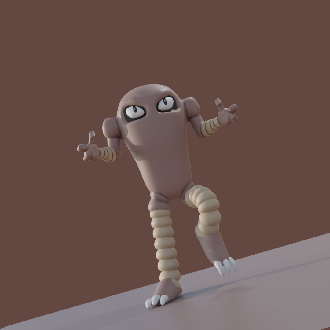 duh_fernando's tweet photo. Hitmonlee for @AquaticsGrl's #poketober #3d #3dart #3dmodeling #sculpting #Blender #Blender3d #AcuaCult #promptlist #poketober2023 #day14 #fightingtypepokemon #hitmonlee #pokemon https://t.co/7IdZlqzUR0