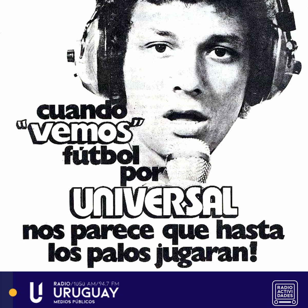 ractividades's tweet photo. 🔜 #Sábado #Radioactividades
⚽️ #AlbertoKesman El Mariscal del gol
La infancia,la #radio,sus inicios en radio Ariel ,primera parte
🎙#EnriqueYanuzzi y la previa en las transmisiones de #RadioUniversal
⏰️ 20 horas
📻 #RadioCultura AM1290
📲 https://t.co/2a30sLXkUI https://t.co/EVgt92FN4l