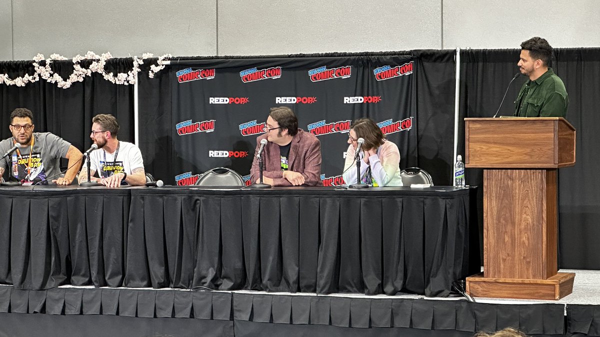 DearWatchers's tweet image. Love seeing our great friends &amp;amp; past guests @CBCCPodcast @sidewalksiren @MouthDork &amp;amp; @TheShortBoxJax at #NewYorkComicCon along with growing friends @OblivionBarPod #NYCC23 #NYCC #comicbooks #comics #podcasts