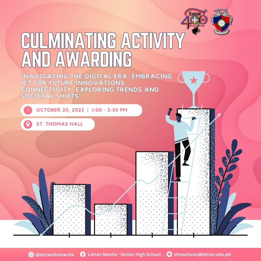 LSHSSCouncil's tweet image. In this year&apos;s ICT Week, we invite Grade 11 to 12 students to celebrate with us. To register, check out the details in each photo.

We can&apos;t wait to meet you there, Senior Squires!

#ICTWeek2023
#ArribaICT 
#ArribaSHS 🔵🔴