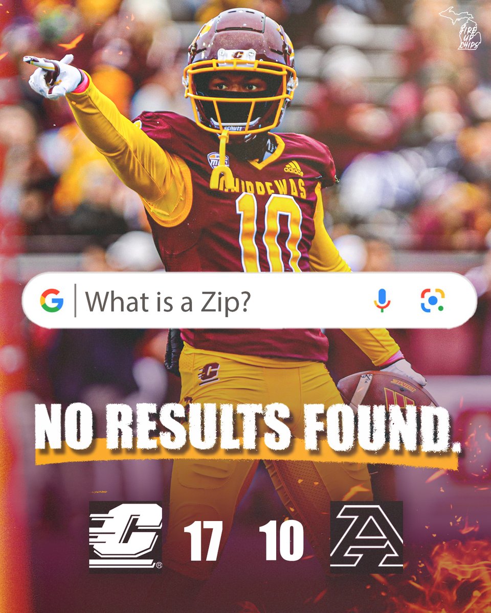 CMU_Football's tweet photo. Happy Homecoming 🥳

#FireUpChips🔥⬆️🏈 https://t.co/ucOzMKYTgm