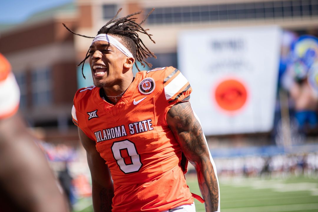 okstate's tweet photo. Brought the #OrangePower! 

Cowboys win! #GoPokes https://t.co/GuzP7fCpUo