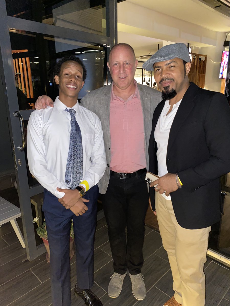 AbdilahiNuh's tweet photo. With me is Michael Bronner: A journalist, screenwriter, producer, director. Collaborated with Paul Greengrass on United 93, Captain Phillips. @_RamseyNouah : A legendary African actor and director. #NGOIFF https://t.co/svNTifsMlO