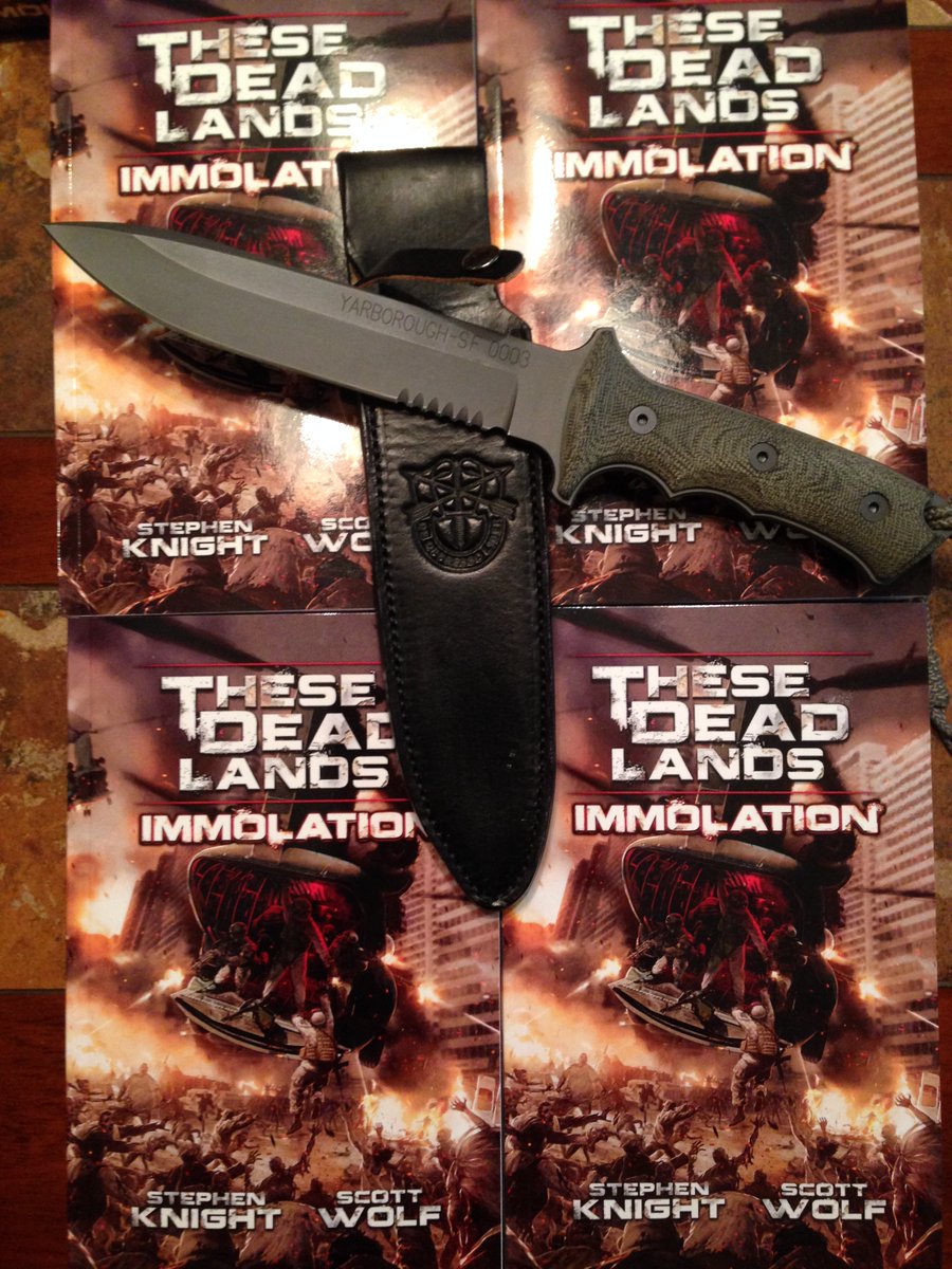 TheseDeadLands's tweet photo. IYKYK @sknightwrites @PodiumAudio #NotASeal #QuietProfessionals #zombieapocalypse  #tactical #knife #Yarbrough #YouDontHaveOne #OnlyASelectFew #BillHarsey #ChrisReeve https://t.co/QgrbNbPFP6
