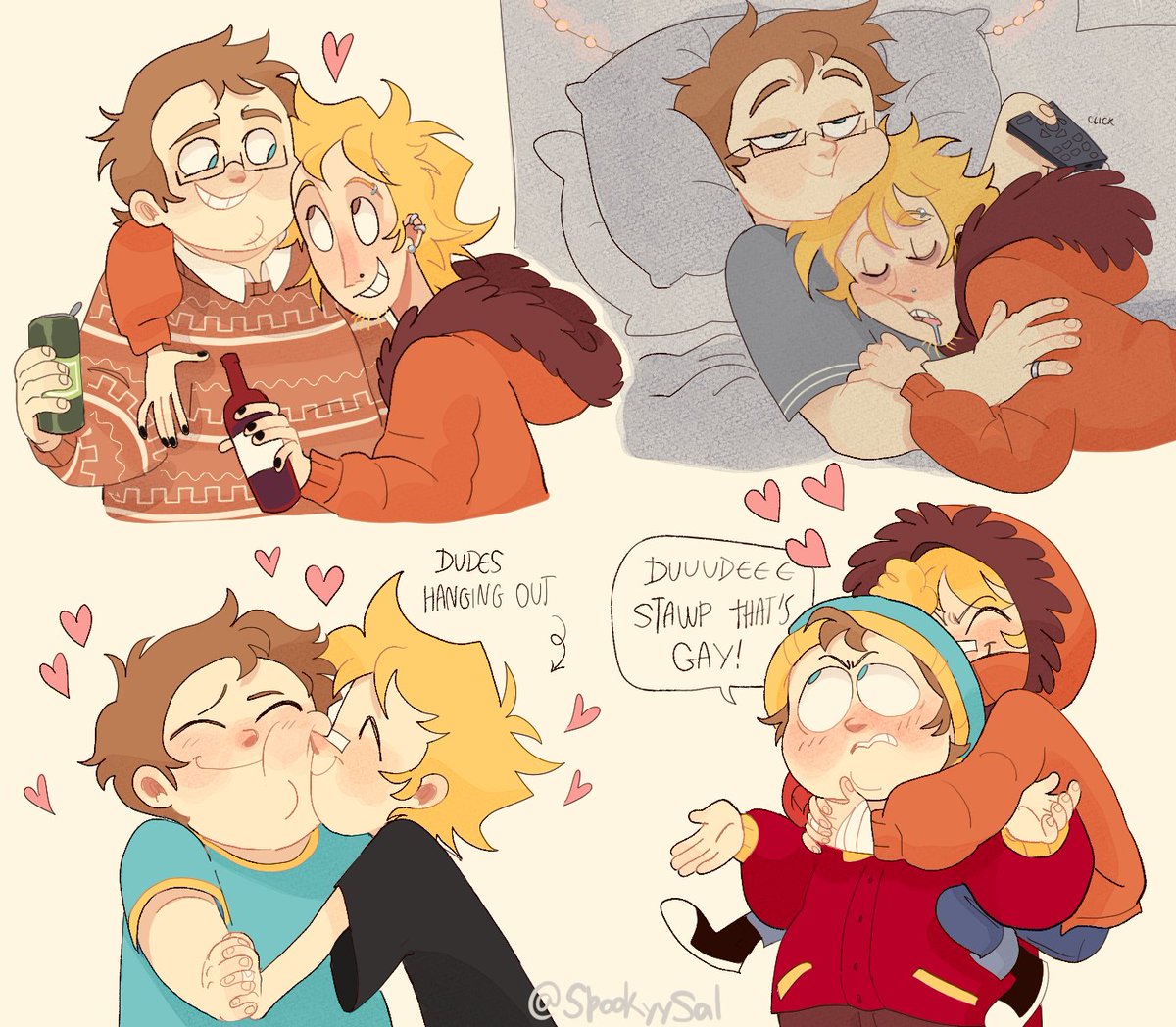 As promised, i drew my Cartman ship for Halloween 👻👻👻
I just think from all Cartman ships this one can be the healthiest
#SouthPark #southparkart