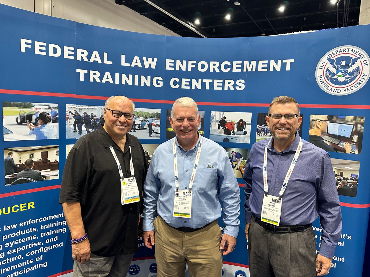bluecourage's tweet photo. The Blue Courage team is in beautiful San Diego for the 2023 IACP conference! Great to see our US and international partners and make new connections! Come and visit us - BOOTH 2011! #IACP2023 #bluecourage #purpleresolve #LEleadership https://t.co/8Wv518iDr9