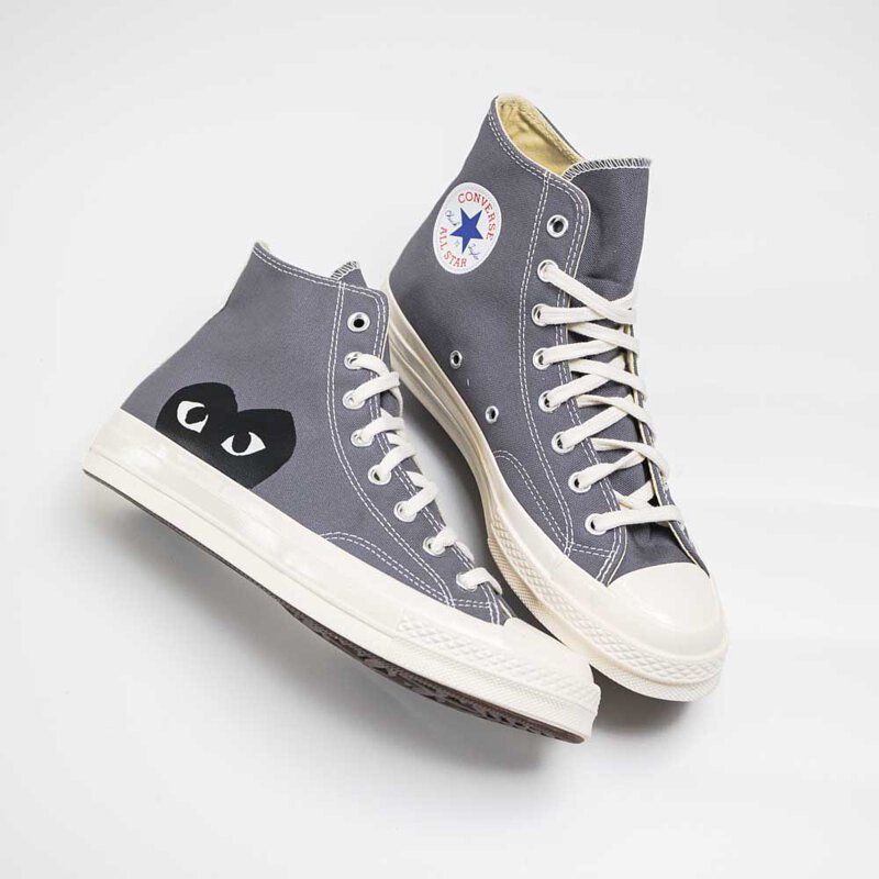SneakerShouts's tweet photo. 50% OFF + free shipping on the Comme des Garçon x Converse Chuck 70 Hi "Grey" 

BUY HERE: https://t.co/AHAbbHbMbU https://t.co/qmmcrkerQZ