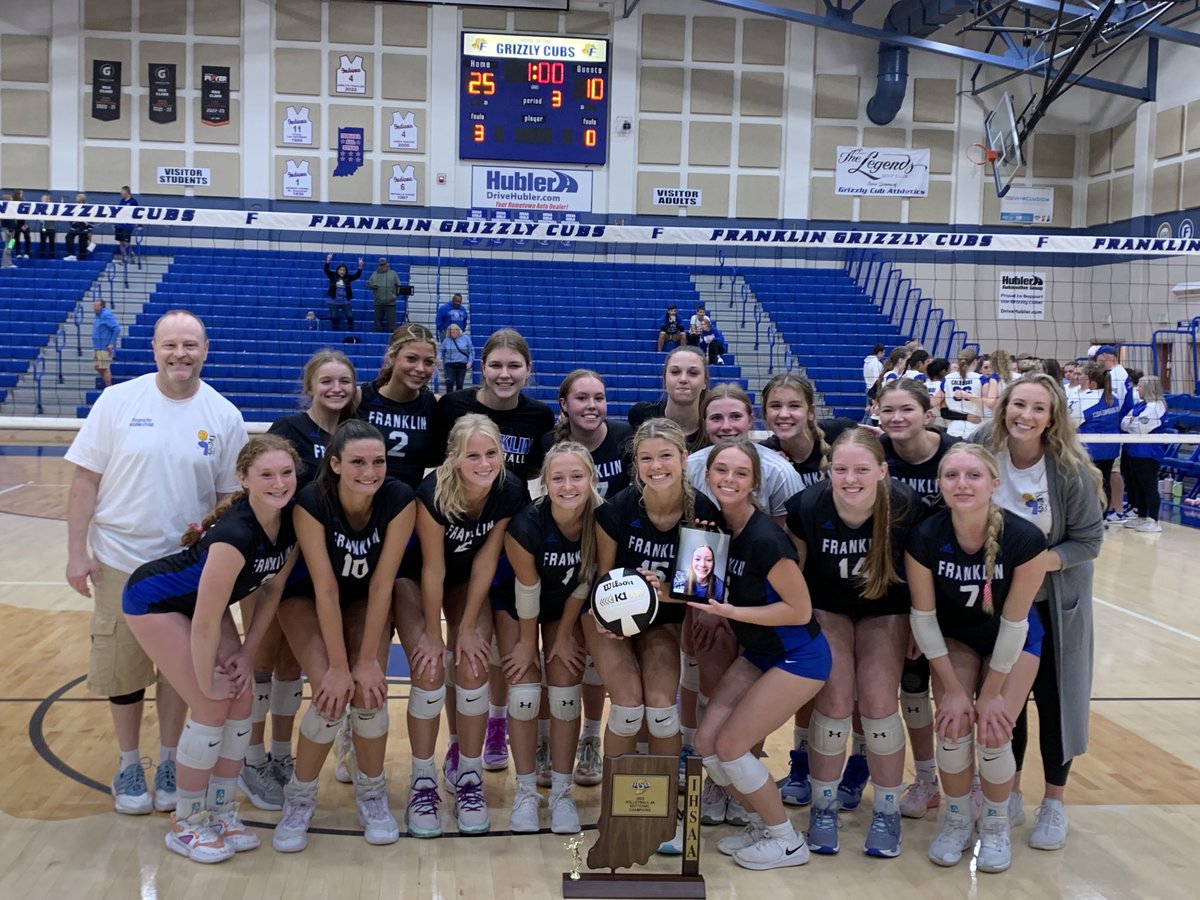 Congratulations to Franklin Community for winning ⁦<a href="/IHSAA1/">IHSAA</a>⁩ Volleyball Sectional 14!