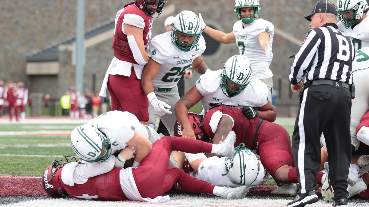 DartmouthFTBL's tweet photo. Recap from today's overtime defeat at Colgate after battling back from a 14-point deficit in the fourth quarter.

🔗: https://t.co/IjpbAHvB3a

#GoBigGreen | #TheWoods🌲

📸: Maria Golick https://t.co/C4I8UVIqnM