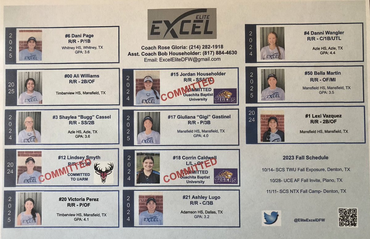 Excel Elite - Gloria 18u tweet media