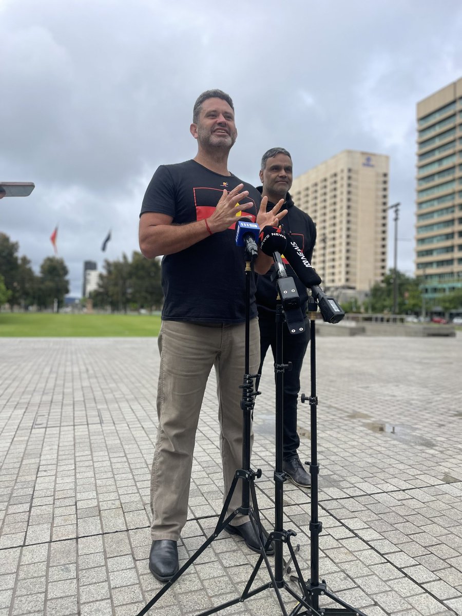 KellyCHughes_'s tweet photo. Attorney General Kyam Maher says last nights no vote was “disappointing” for many South Australians. But says the decision won’t impact SA’s voice. @9NewsAdel https://t.co/fLEmoYt7ux